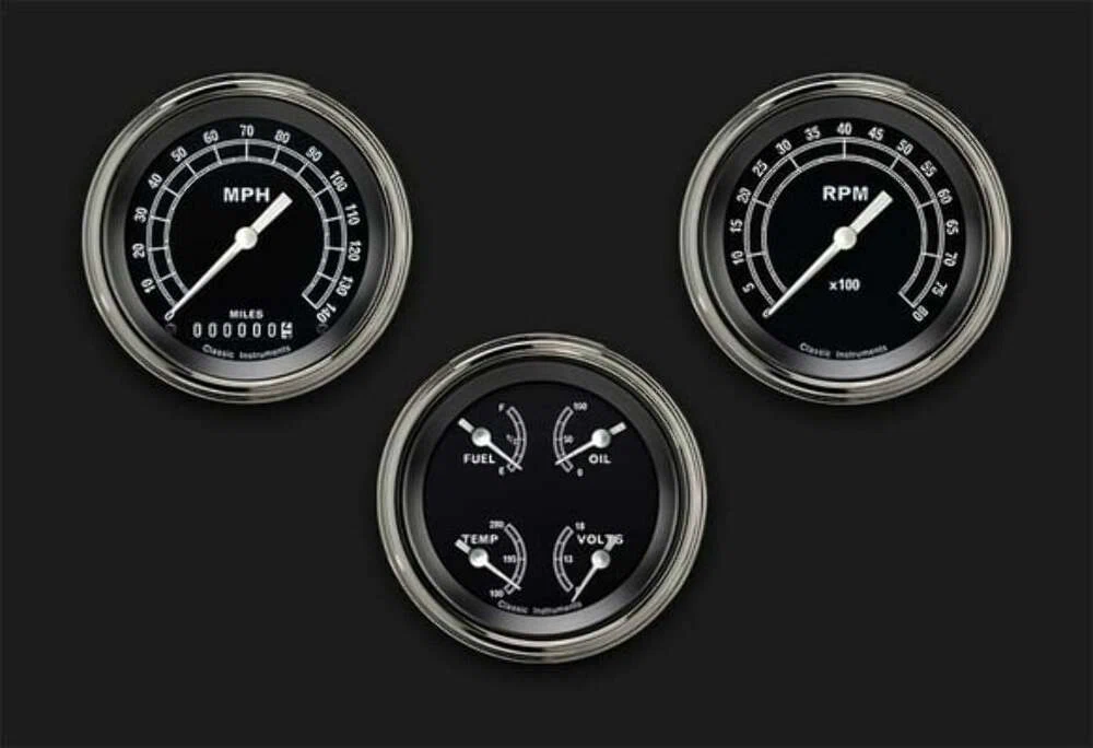 Traditional Series Three Gauge Set TR03SLF